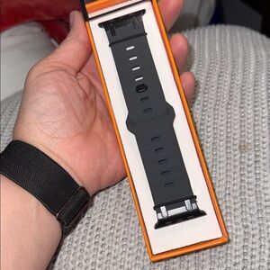 Apple Bottoms Black Apple Watch Band 49mm